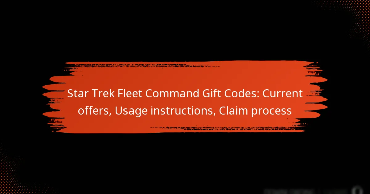 Star Trek Fleet Command Gift Codes: Current offers, Usage instructions, Claim process