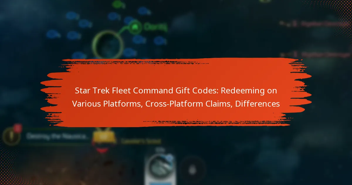 Star Trek Fleet Command Gift Codes: Redeeming on Various Platforms, Cross-Platform Claims, Differences