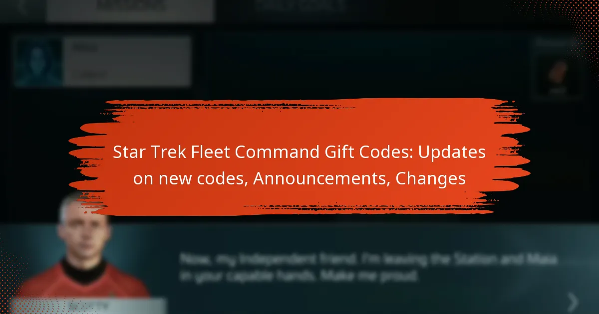 Star Trek Fleet Command Gift Codes: Updates on new codes, Announcements, Changes