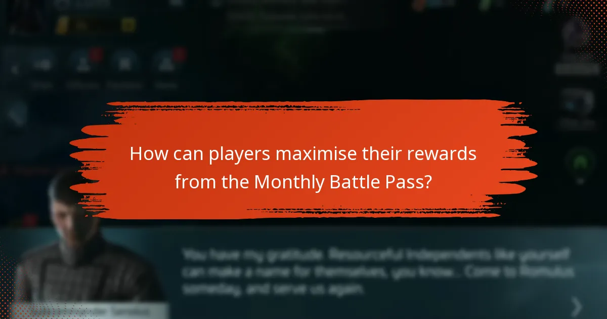 How do seasonal changes affect the Monthly Battle Pass rewards?