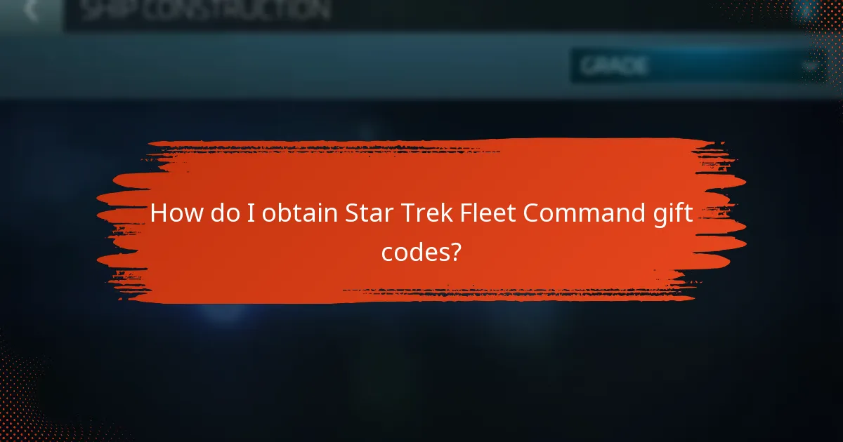 How do I redeem Star Trek Fleet Command gift codes?